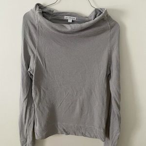 James perse cowl neck terry sweatshirt